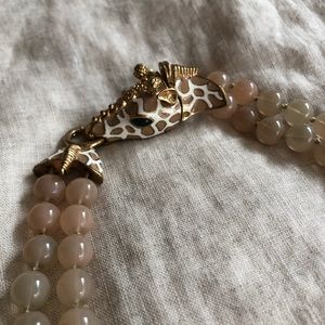 J. Crew crystal glass bead necklace